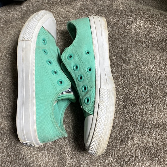 teal converse - Picture 3 of 4
